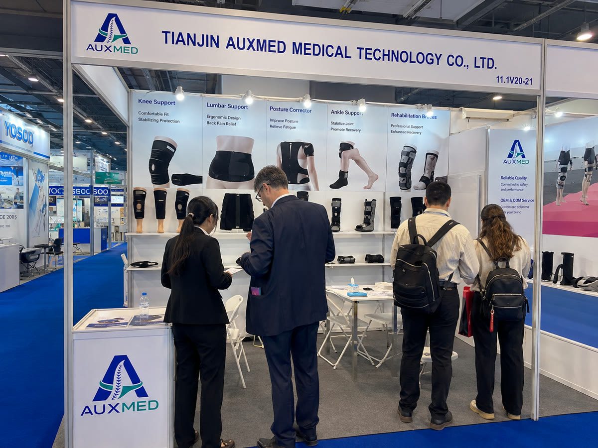 AUXMED Showcases Orthopedic Support Solutions at an International Exhibition